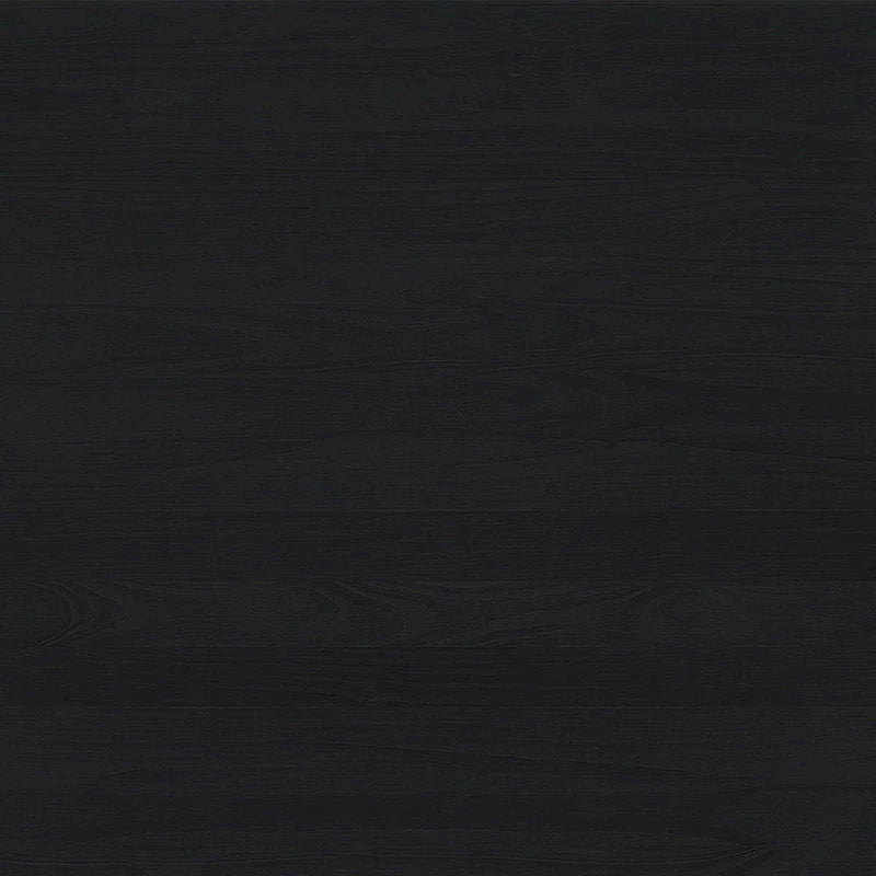 L-Shaped Home Office Desk Reversible Layout 2 Drawers 2 Open Cubbies MDF Laminate Coastal Oak Black