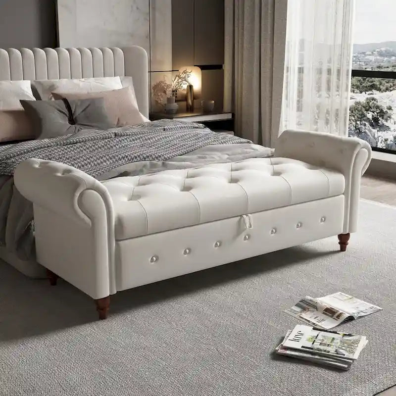 Bench Ottoman with Storage