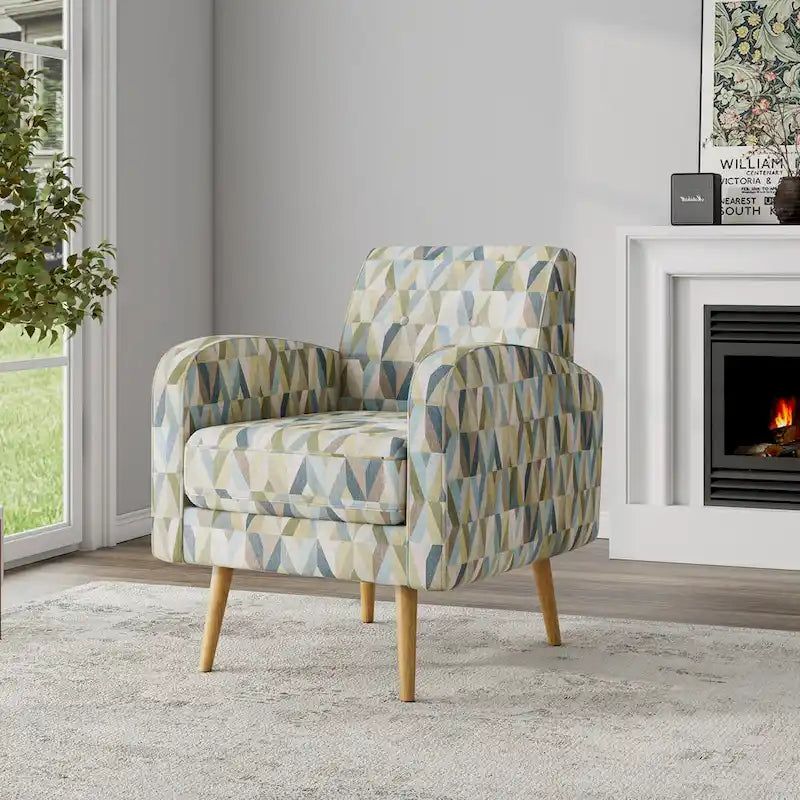 Mindy Mid-Century Modern Small Space Accent Armchair